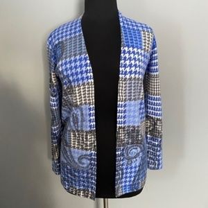 TALBOTS long sleeve open face cardigan